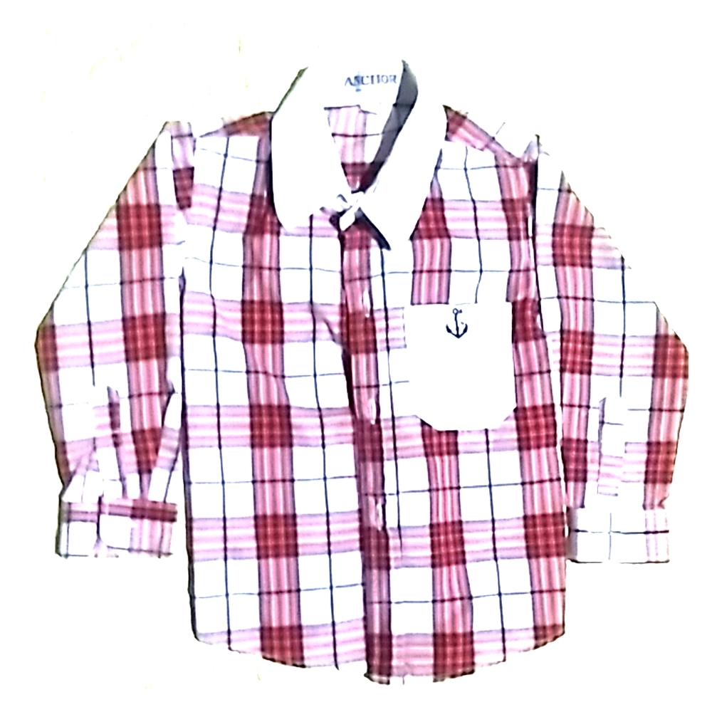 Anchor Original Vintage Button Down Derss Shirt
